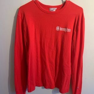 Champion long sleeve shirt red